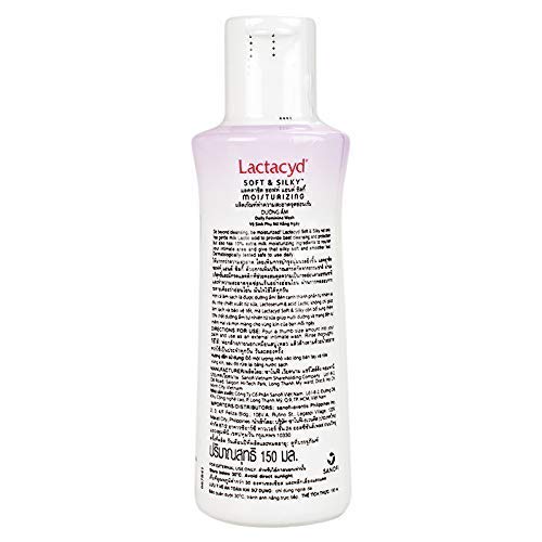 Lactacyd Soft and Silky Moisturizing Daily Feminine Wash 150ml Lactacyd uk supplements