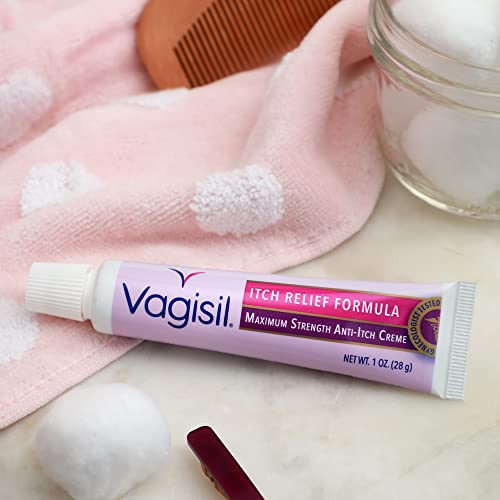 Vagisil Maximum Strength Feminine Anti-Itch Cream with Benzocaine for Women Vagisil uk supplements