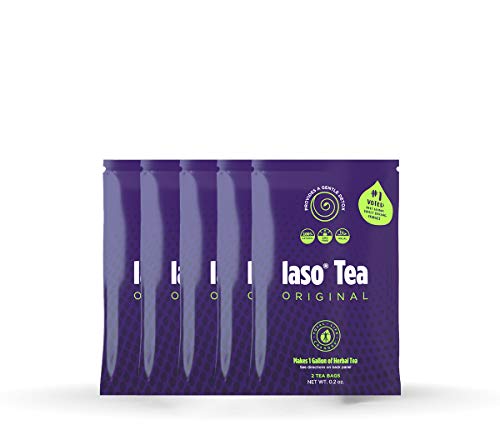 TLC Total Life Changes IASO Natural Herbal Detox Tea Bags - Five Pack (10 Tea Bags) Total Life Changes uk supplements