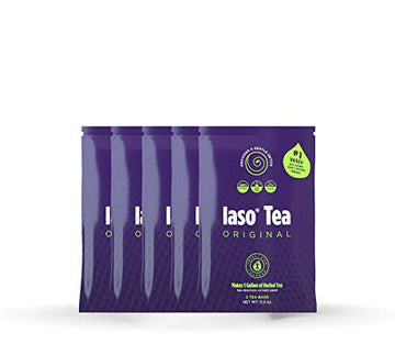 TLC Total Life Changes IASO Natural Herbal Detox Tea Bags - Five Pack (10 Tea Bags) Total Life Changes uk supplements
