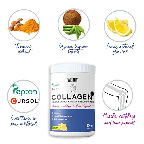 Weider Collagen Plus. Powder Preparation with Collagen peptides (Peptan), hyaluronic Acid Weider uk supplements