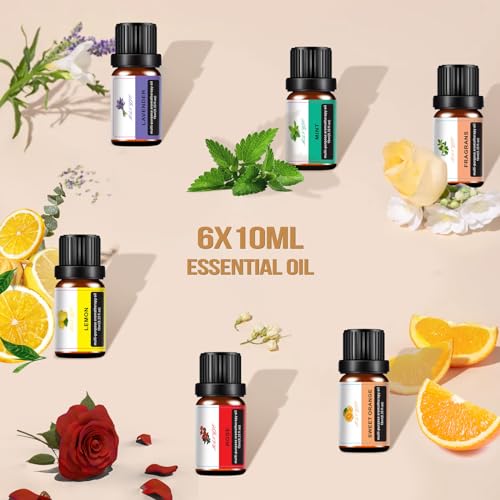 Aromatherapy Essential Oil Diffuser: Cool Mist Aroma Diffuser for Home - Colorful Light Create Ambience Grevol uk supplements