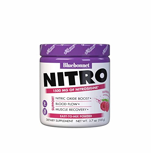 Bluebonnet Nutrition Extreme Edge Nitro Powder, Nitric Oxide Precursor, Increase Blood Bluebonnet uk supplements