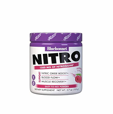 Bluebonnet Nutrition Extreme Edge Nitro Powder, Nitric Oxide Precursor, Increase Blood Bluebonnet uk supplements