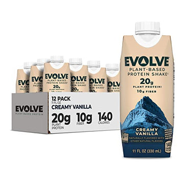 Evolve Plant Based Protein Shake, Vanilla Bean, 20g Vegan Protein, Dairy Free Evolve uk supplements
