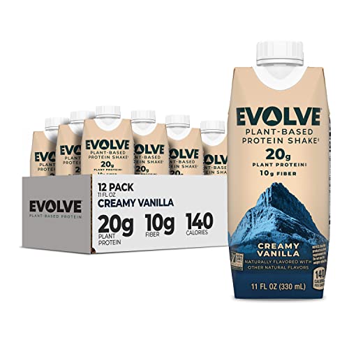 Evolve Plant Based Protein Shake, Vanilla Bean, 20g Vegan Protein, Dairy Free Evolve uk supplements