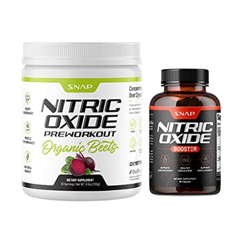 Snap Supplements Pre-Workout Beets + Nitric Oxide Booster (2 Products) Snap Supplements uk supplements
