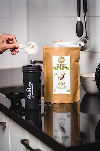 Ekopura Organic Whey Protein 500g | 80% Protein | Hormone Free, GMO-Free, Soy-Free, Additive Free Ekopura uk supplements