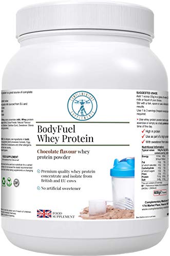 Complementary Supplements - BodyFuel Whey Protein Isolate & Concentrate Chocolate Flavour Complementary Supplements uk supplements