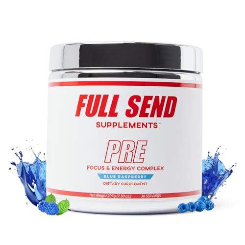 FULL SEND Pre Workout Powder with Beta Alanine, Preworkout Energy Supplement FULL SEND uk supplements