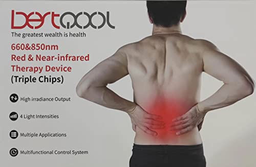 Bestqool Red Light Therapy Belt, Near Infrared Light Therapy & Red Light Therapy for Body Bestqool uk supplements