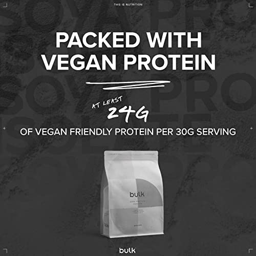 Bulk Soya Protein Isolate Powder, Vegan Protein Shake, Chocolate, 1 kg Bulk uk supplements