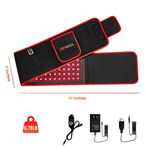 Bestqool Red Light Therapy Belt, Near Infrared Light Therapy & Red Light Therapy for Body Bestqool uk supplements