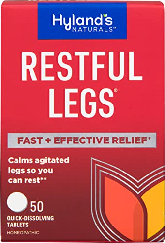 Hyland's Naturals Restful Legs Tablets, Natural Itching, Crawling, Tingling & Leg Jerk Relief, Quick Dissolving Hyland's uk supplements