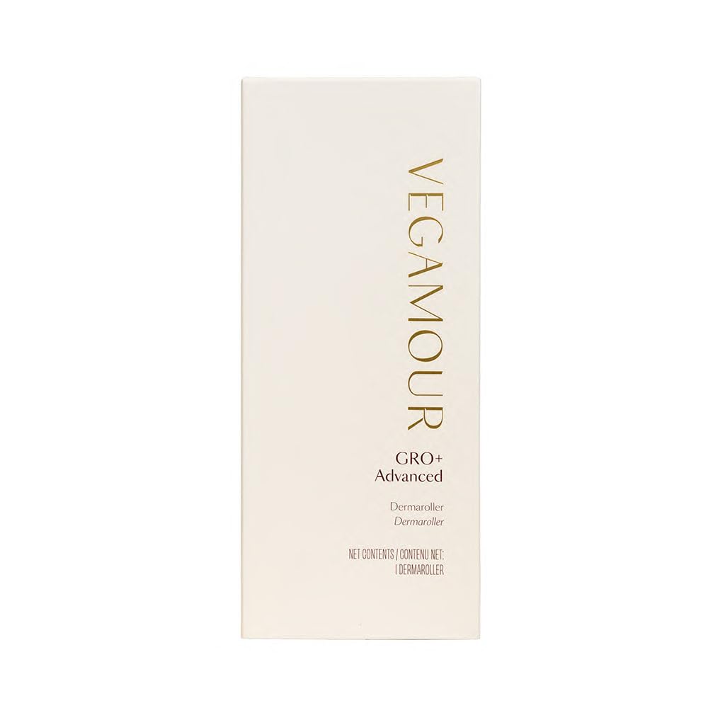 VEGAMOUR GRO+ Advanced Dermaroller | 1,200 Microneedle 0.25mm Scalp Tool | Gently Exfoliates the Scalp | Wide Head for Maximum Coverage VEGAMOUR uk supplements