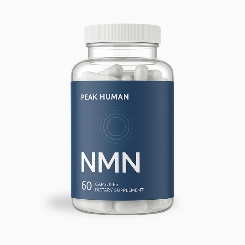 Peak Human Beta-NMN | Beta Nicotinamide Mononucleotide NAD+ Precursor - Advanced Cellular Energy & Longevity - Promotes Vitality, Metabolic Function & Focus - Non-GMO, Vegan Capsules - 60 Count Peak Human uk supplements