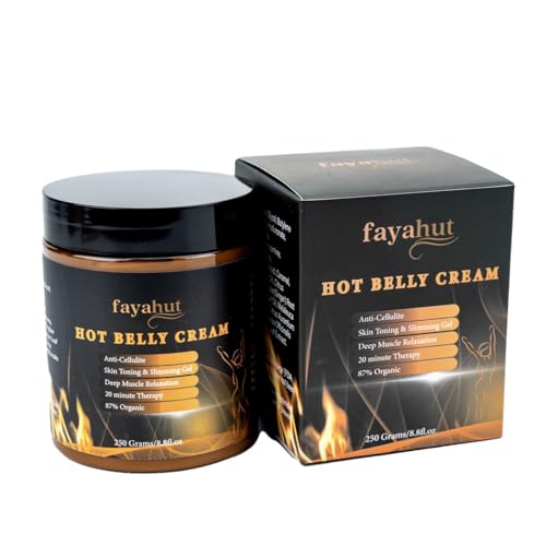 Hot Cream for Belly Fat Burner, Body Cream for Thighs, and More - Targets Cellulite fayahut uk supplements