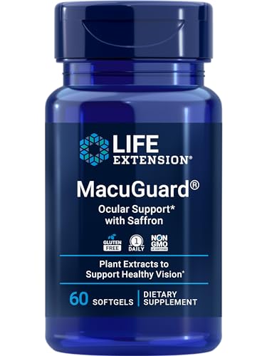 Life Extension MacuGuard Ocular Support with Saffron – Eye Health Supp Life Extension uk supplements