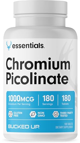 Bucked Up Chromium Picolinate 1000mcg Per Serving, Bucked Up Essentials (180 Servings Bucked Up uk supplements