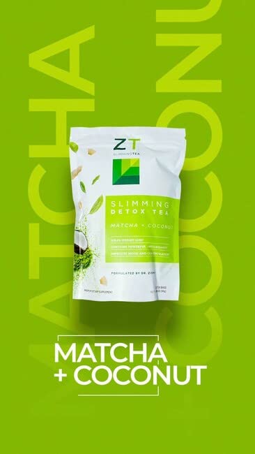 Dr. Zisman ZT Slimming - Matcha-Coconut Detox Blend, Weight Loss Tea with Antioxidant Effects Dr. Zisman ZT Slimming Tea uk supplements