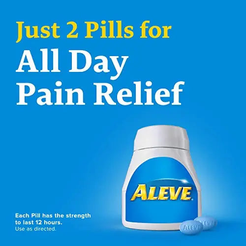 Aleve Caplets, Naproxen Sodium 220 mg (NSAID), Pain Reliever/Fever Reducer, #1 Orthopedic Surgeon Recommended, 270 Count Aleve uk supplements