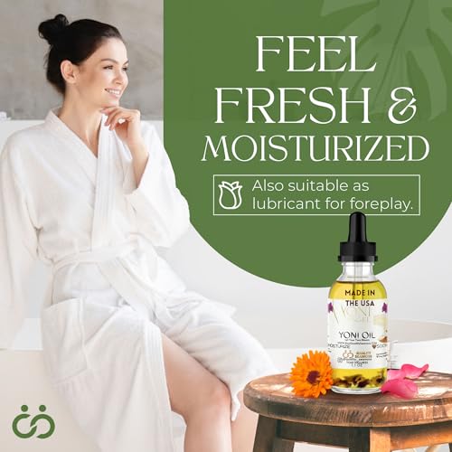 Natural Yoni Oil, Mint Fresh Feminine Care Oil, Reduces Odor, Restores pH Balance, All Natural, Herbal Yoni Quality Seamoss and Yoni Oil uk supplements