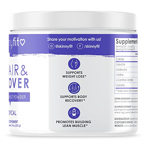 SkinnyFit Repair & Recover 30 Servings: BCAA Powder for Women, Branched Chain Amino SkinnyFit uk supplements