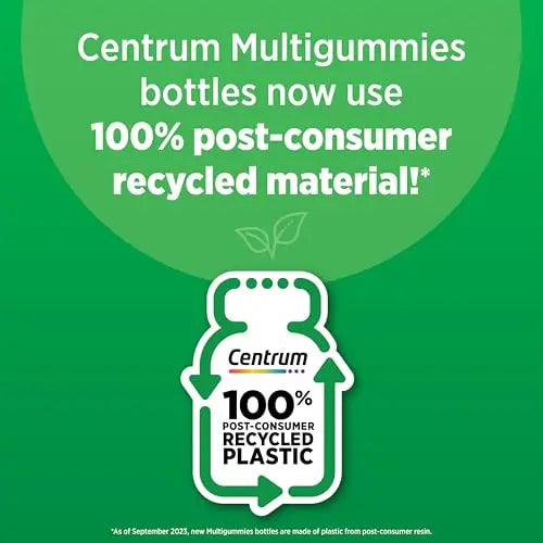 Centrum Men's Organic Multigummies, Men's Multivitamin Gummies, Organic Multivitamin for Men with Essential Nutrients Centrum uk supplements