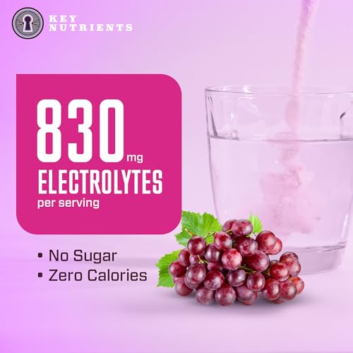 KEY NUTRIENTS Multivitamin Electrolytes Powder Packets - Fruity Grape 20 Pack KEY NUTRIENTS uk supplements