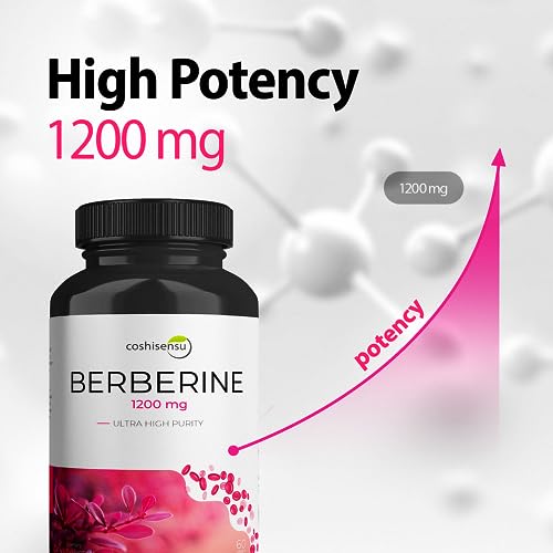 Coshisensu Berberine HCI 1200mg - Premium Berberine Supplements - 60 Capsules Coshisensu uk supplements