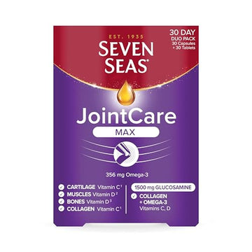 Seven Seas JointCare Max, With High-Strength Glucosamine plus Omega-3, Collagen Seven Seas uk supplements