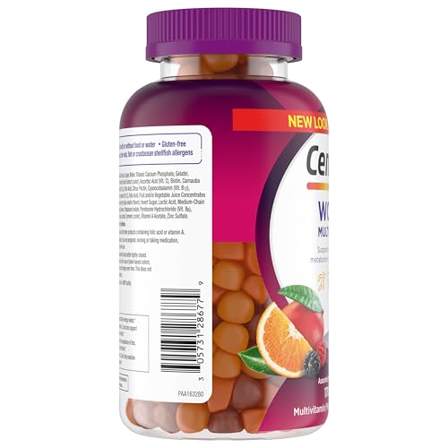 Centrum MultiGummies Gummy Multivitamin for Women, Multivitamin/Multimineral Supplement with Vitamin D3, B and Antioxidants Centrum uk supplements