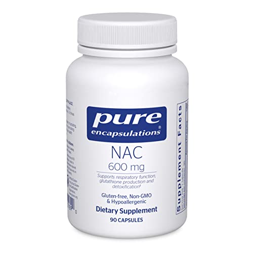 Pure Encapsulations NAC 600 mg - NAC Supplement for Lung Health & Immune Support Pure Encapsulations uk supplements