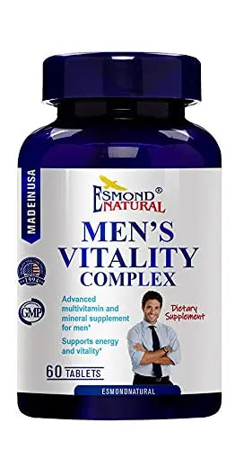 Esmond Natural: Men's Vitality Complex (Advanced Multivitamin and Mineral Supplement for Men. Supports Energy and Vitality) Esmond Natural uk supplements