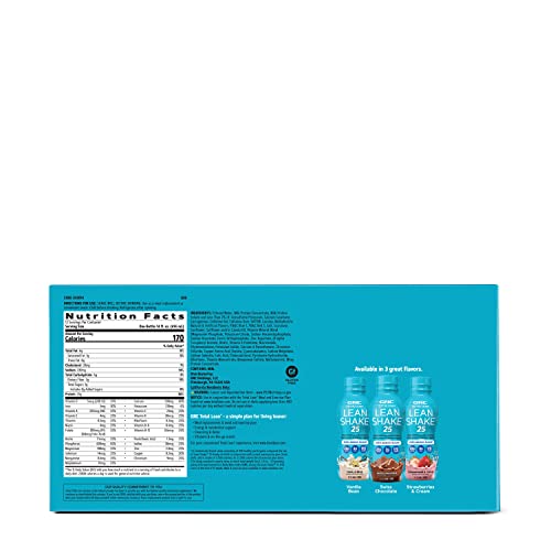 GNC Total Lean Lean Shake 25 - Strawberries and Cream - 12 Bottles GNC uk supplements