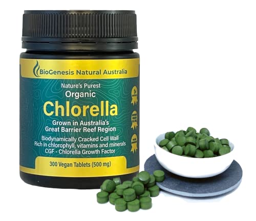 Biogenesis Organic Chlorella Tablets | Australian Grown | Chlorophyll-Rich Biogenesis uk supplements