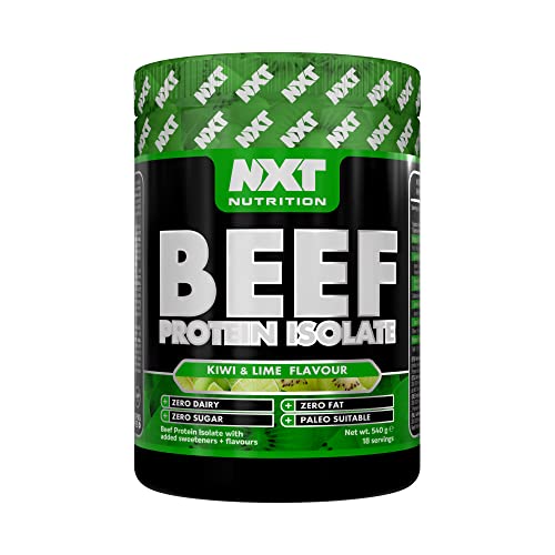 NXT Beef Protein Isolate 540g - High Protein Powder in Natural Amino Acids - Paleo, Keto Friendly NXT Nutrition uk supplements