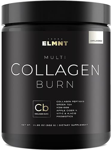 Super Collagen Burn - Premium Collagen Powder for Women Weight & Beauty w. Apple C Vinegar TERRA ELMNT uk supplements