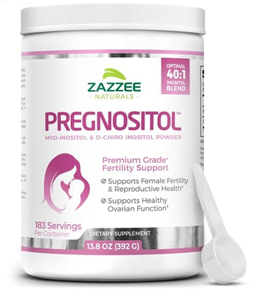 Zazzee PREGNOSITOL Powder, 183 Servings, 6 Month Supply, Premium Myo-Inositol Zazzee uk supplements
