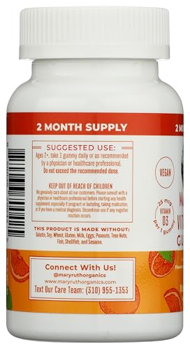 MARYRUTHS Vitamin D3 Orange MARYRUTH'S uk supplements