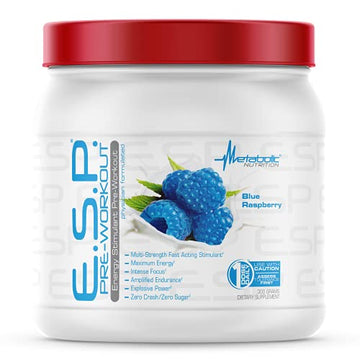 Metabolic Nutrition | ESP - Stimulating Pre Workout, Pre Intra Workout Supplement | Energy Metabolic Nutrition uk supplements