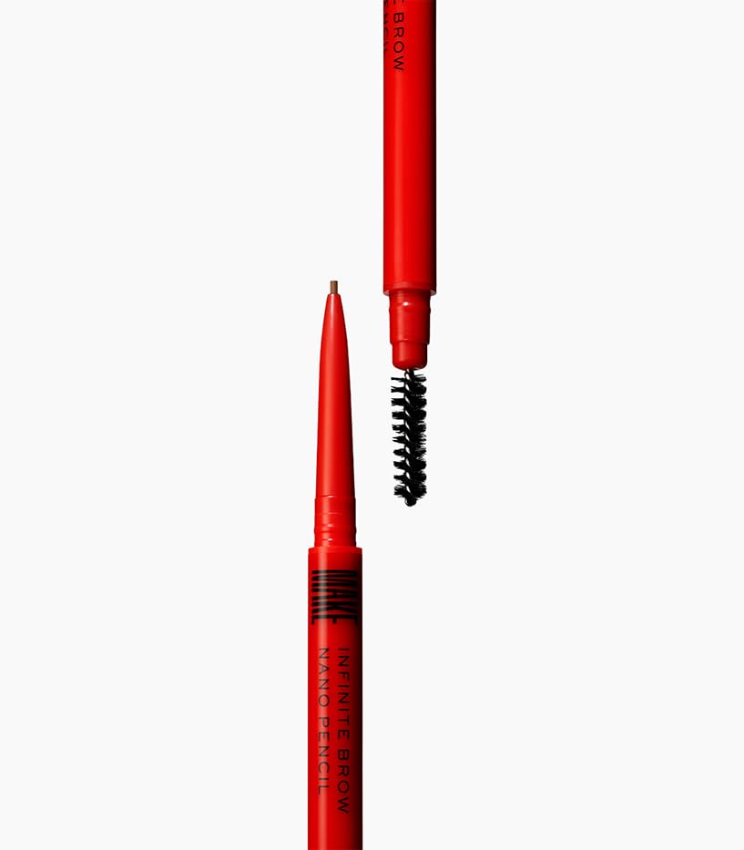 MAKE Beauty Nano Brow, Micro Eyebrow Pencil. Long-Lasting Smudgeproof Eye Brow Makeup for Hairlike Lines. Precision Liner for Natural-Looking Eyebrows - Shade, Warm Taupe MAKE uk supplements