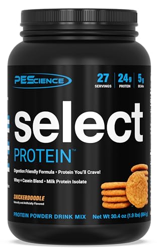 PEScience Select Low Carb Protein Powder, Snickerdoodle, 27 Serving, Keto Friendly PEScience uk supplements