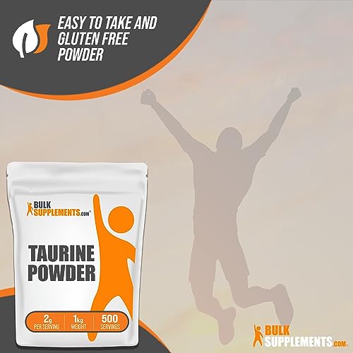 BULKSUPPLEMENTS.COM Taurine Powder - Taurine Supplement, Taurine 2000mg BULKSUPPLEMENTS.COM uk supplements