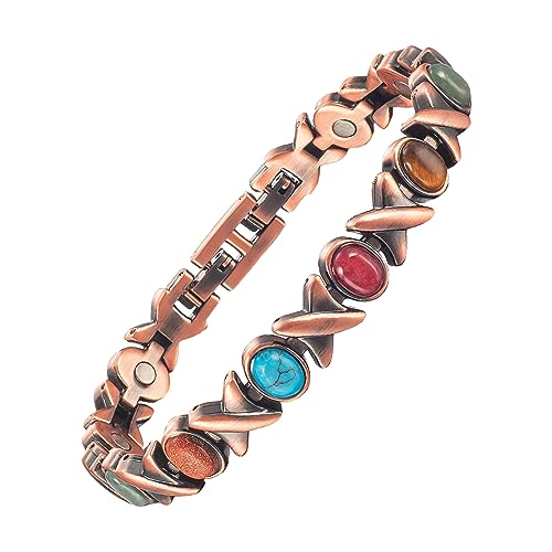 MagVIVACE Copper Anklet for Women for Arthritis and Joint, Magnetic Therapy Ankle Bracelet, Jewelry Gift MagVIVACE uk supplements