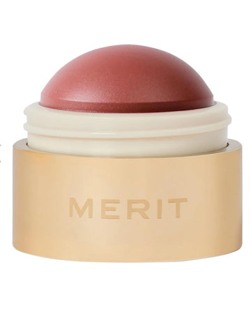 Merité Cheeky Cream Blush, Lightweight Buildable Color Balm with Vitamin E for Cheeks and Lips Flush Balm Cream Blush (0.31oz) (Cheeky - Cool Pink) Generic uk supplements