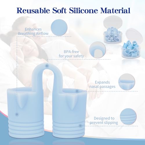 Anti Snoring Devices: Nose Dilator-Expert-Recommended 8-Piece Set Miniguysa uk supplements