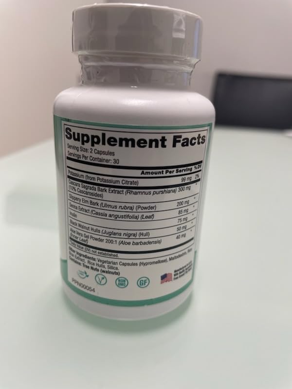 Peak Pure & Natural Colon Support - Colon Cleanse and Detox Supplement for Digestive Health - Gut Health Support with Inulin and Senna Leaf Extracts - with Fiber, Prebiotics, and Probiotics - 1 Pack Peak Pure & Natural uk supplements