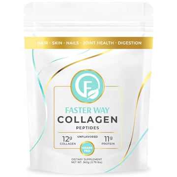 FASTer Way to Fat Loss, Unflavored, 360g Grass-Fed Beef Collagen Peptides for Skin FASTer Way to Fat Loss uk supplements