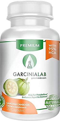 Garcinia Cambogia Extract 100% Pure 95% HCA Pharmaceutical Grade 60 Capsules 1 Month GarciniaLab uk supplements
